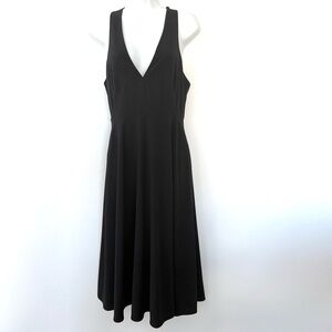 Halston Heritage Black Racerback Dress